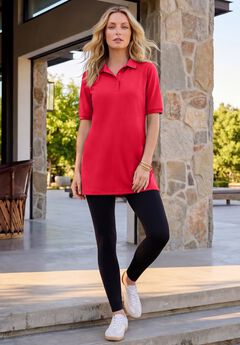 Oversized Polo Tunic
