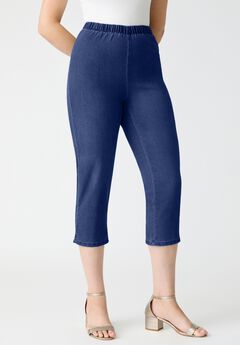 Plus Size Comfort Stretch Bermuda Jean Short