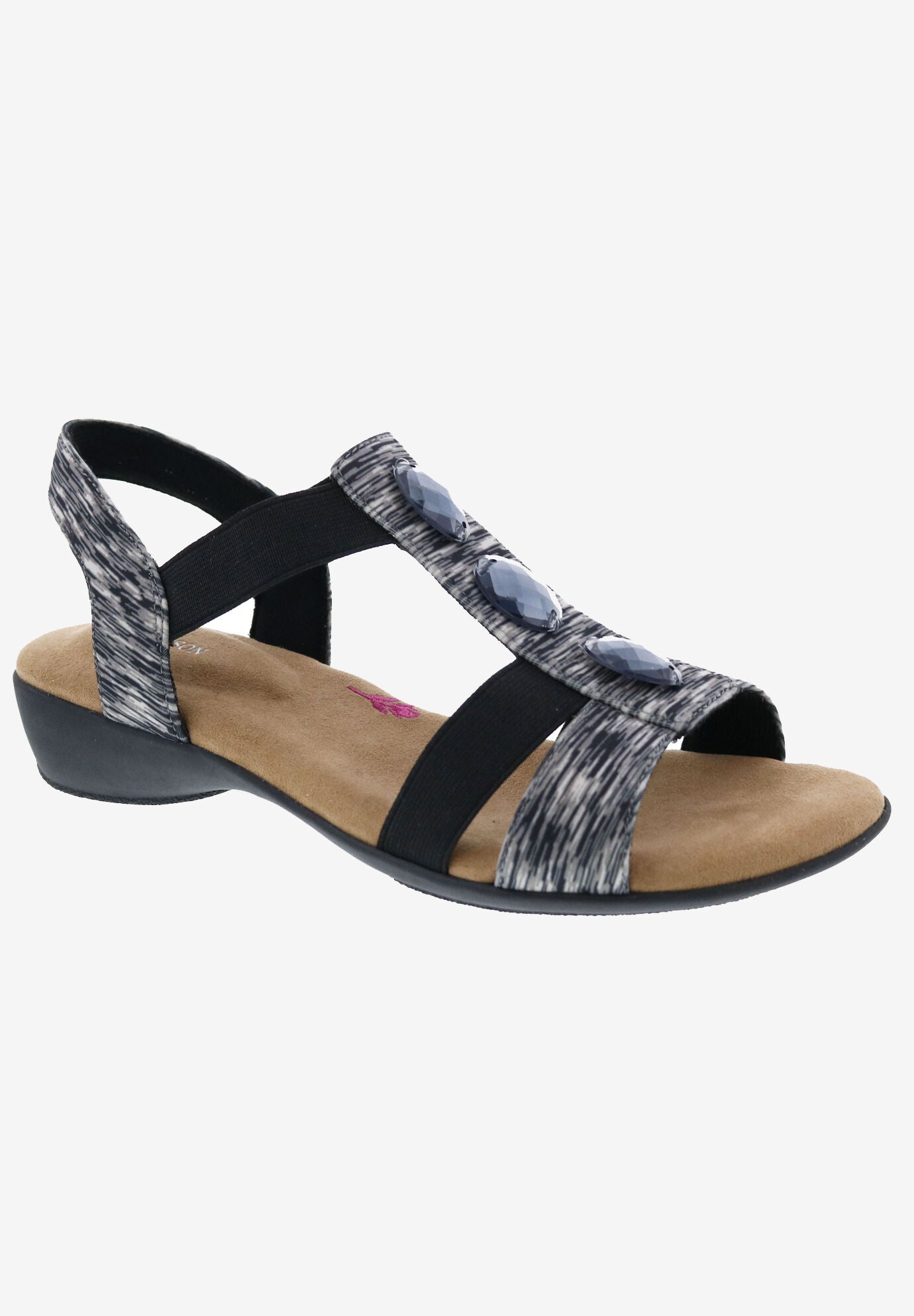 Mackenzie Sandal, BLACK MULTI STRETCH, hi-res image number 0