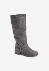 Bianca Briana Water Resistant Knee High Boot, GREY, hi-res image number null