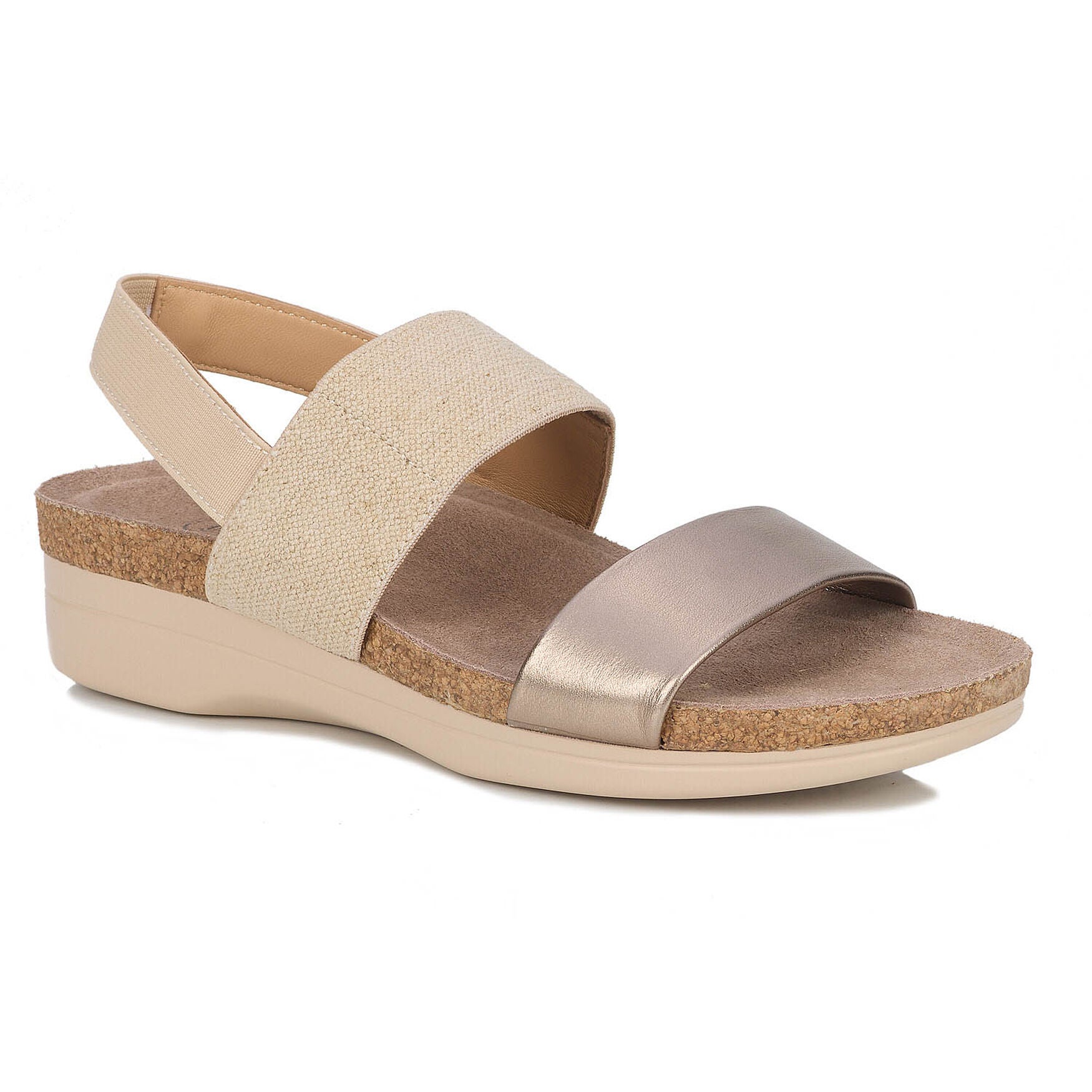Maeve Stretch Strap Sandal, NATURAL CHAMPAGNE, hi-res image number 0