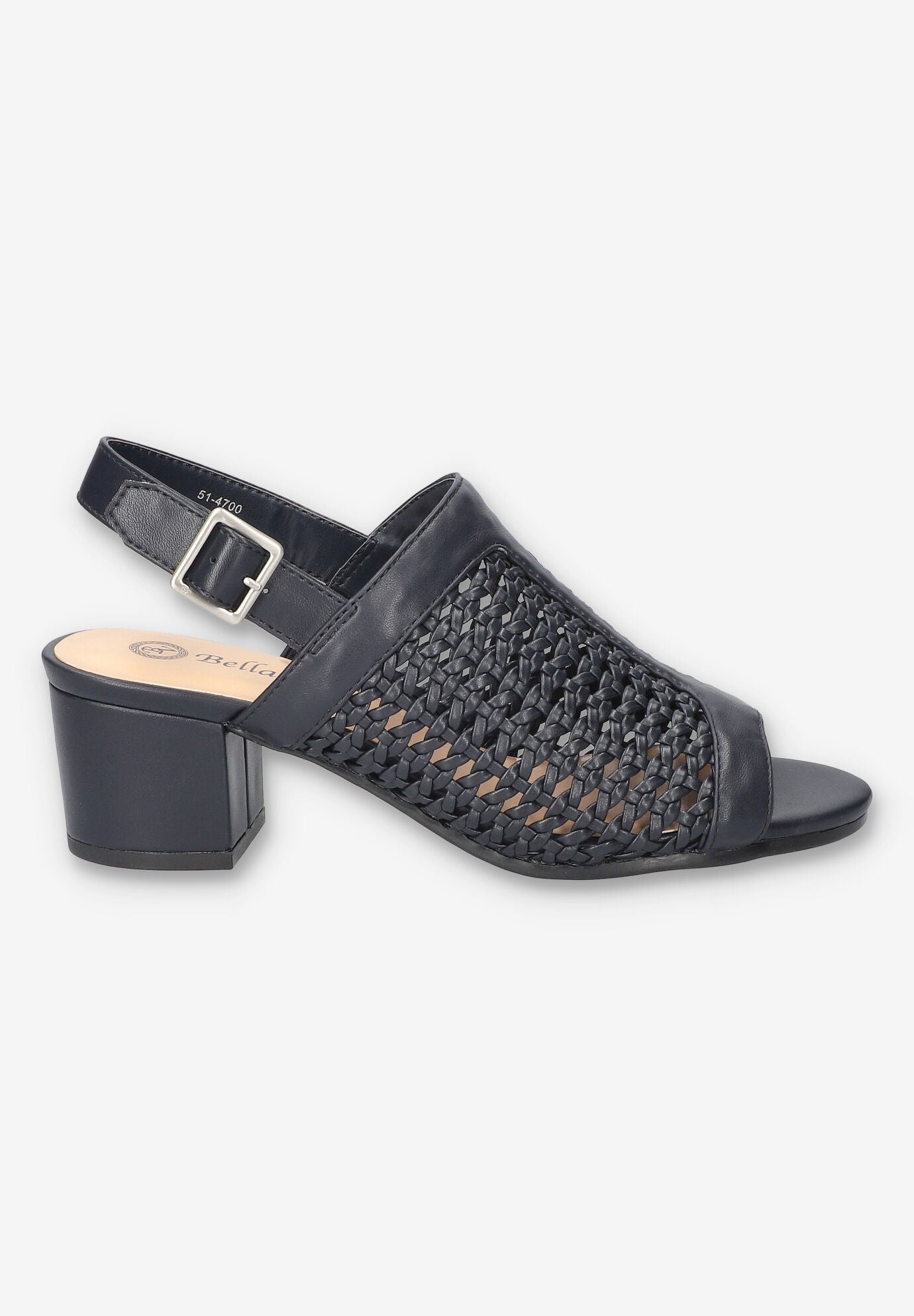 Adley Block Heel Sandals, NAVY, alternate image number 2