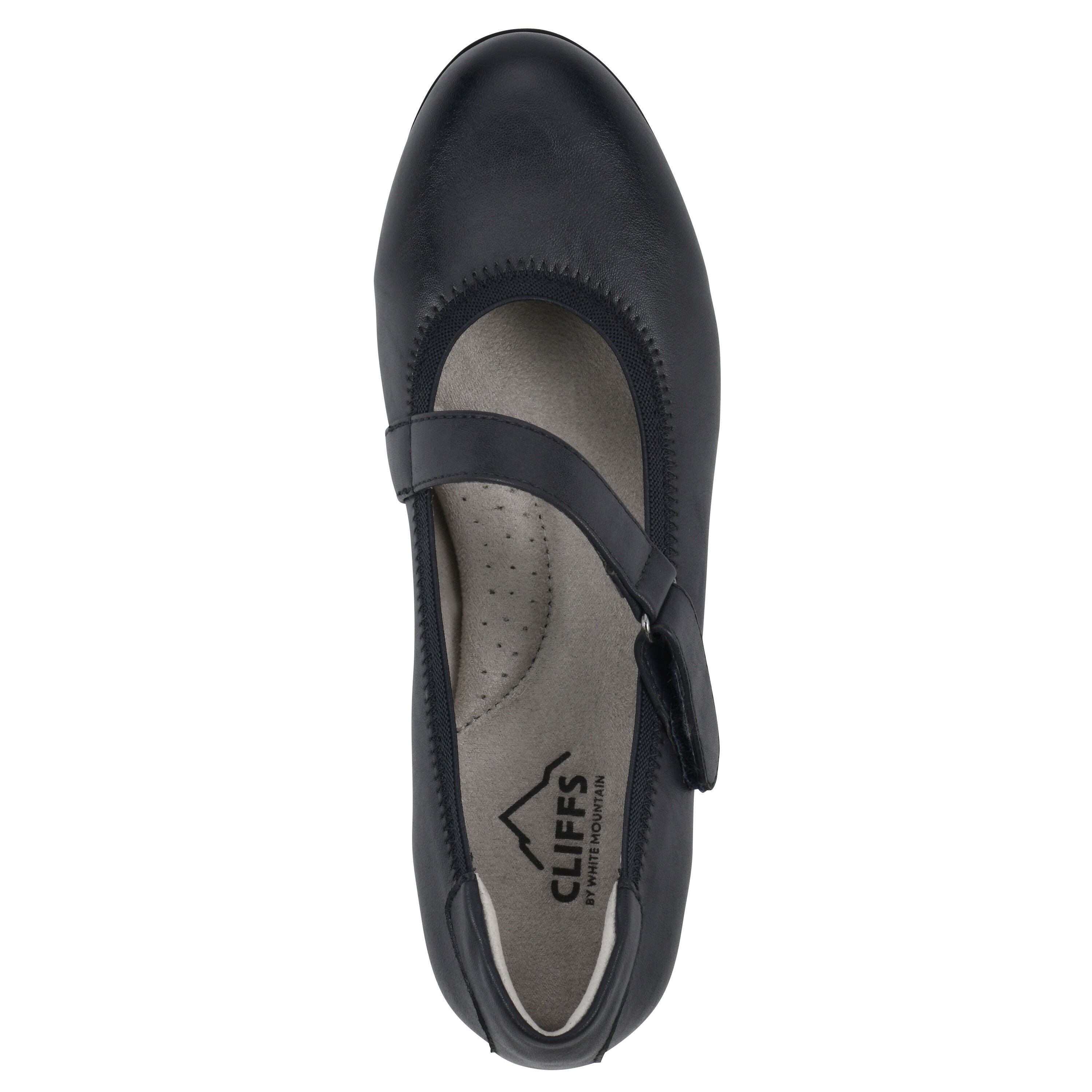 Carwen Ballet Flat, NAVY SMOOTH, alternate image number 4