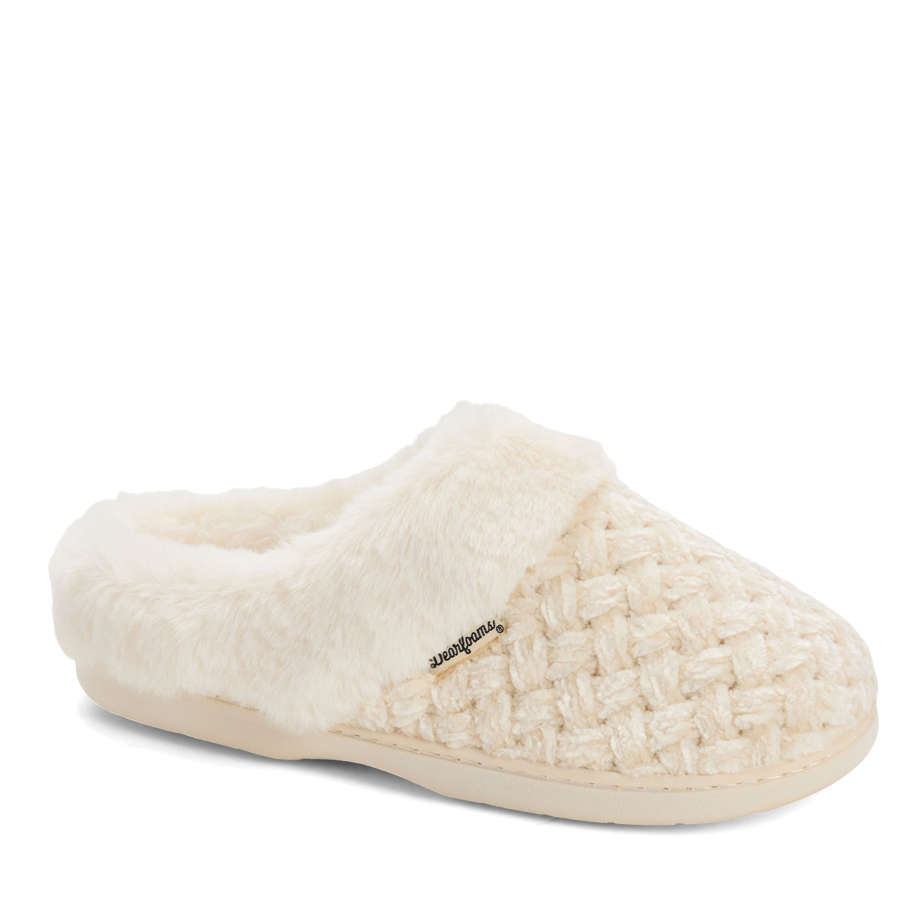 Claire Cable Knit Chenille Clog