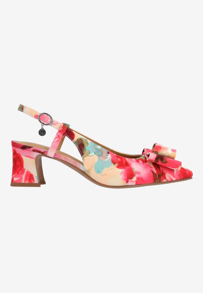 Greer Slingback Pump, PINK, alternate image number 4