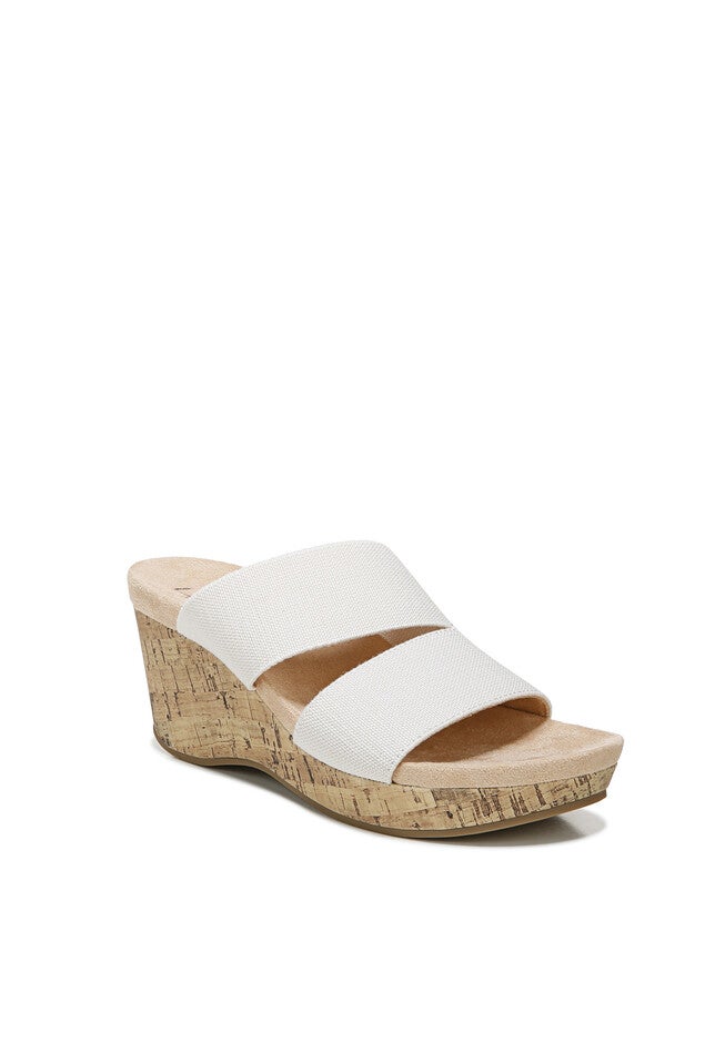 Divine Wedge Sandal, BONE, hi-res image number 0