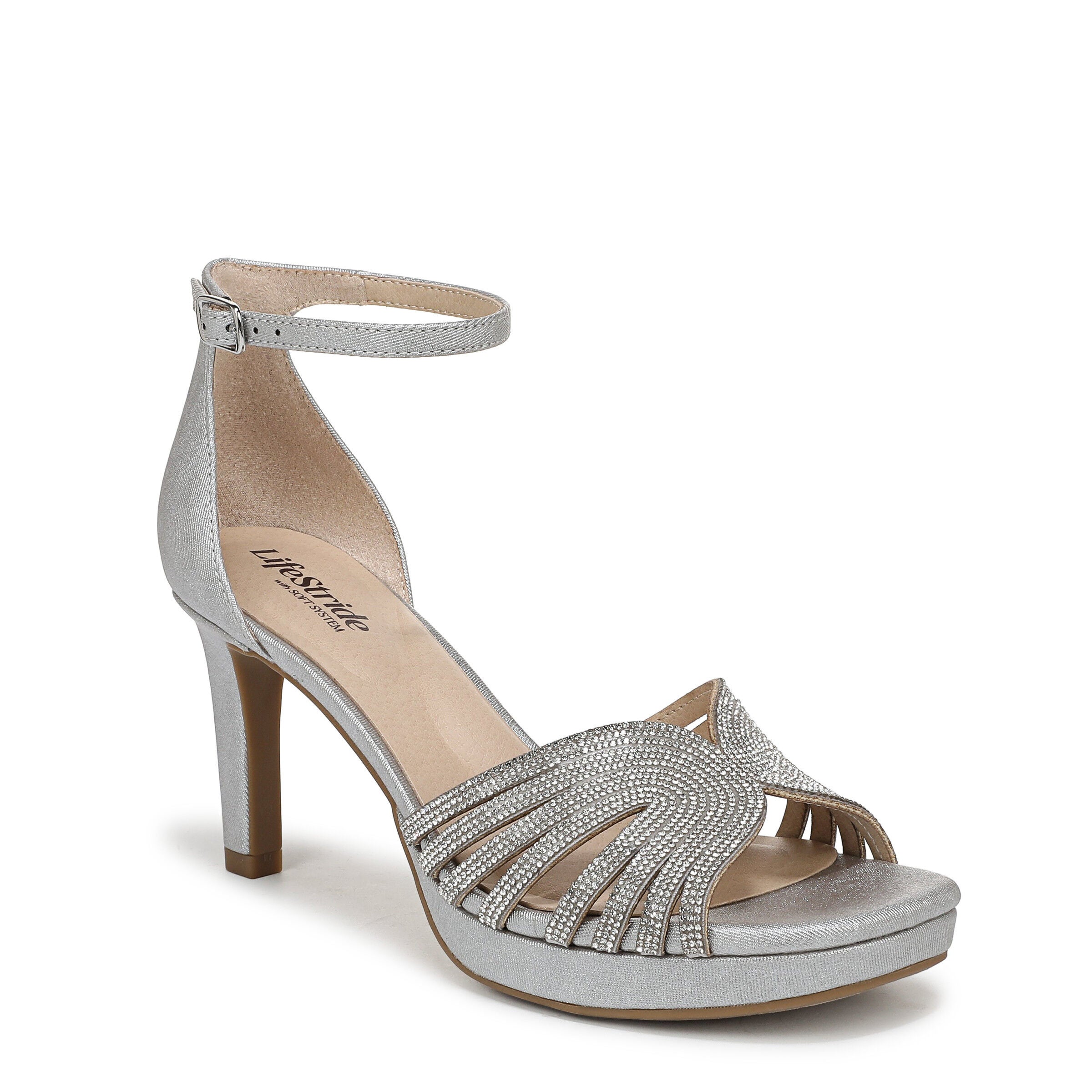 Glamorous Dress Sandal, SILVER, hi-res image number 0