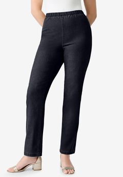 Plus Size Comfort Stretch Straight Leg Jean