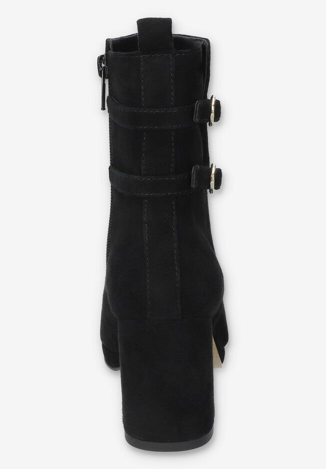 Orchard Sqaure Toe Ankle Boot, BLACK SUEDE LEATHER, on-hover image number 1