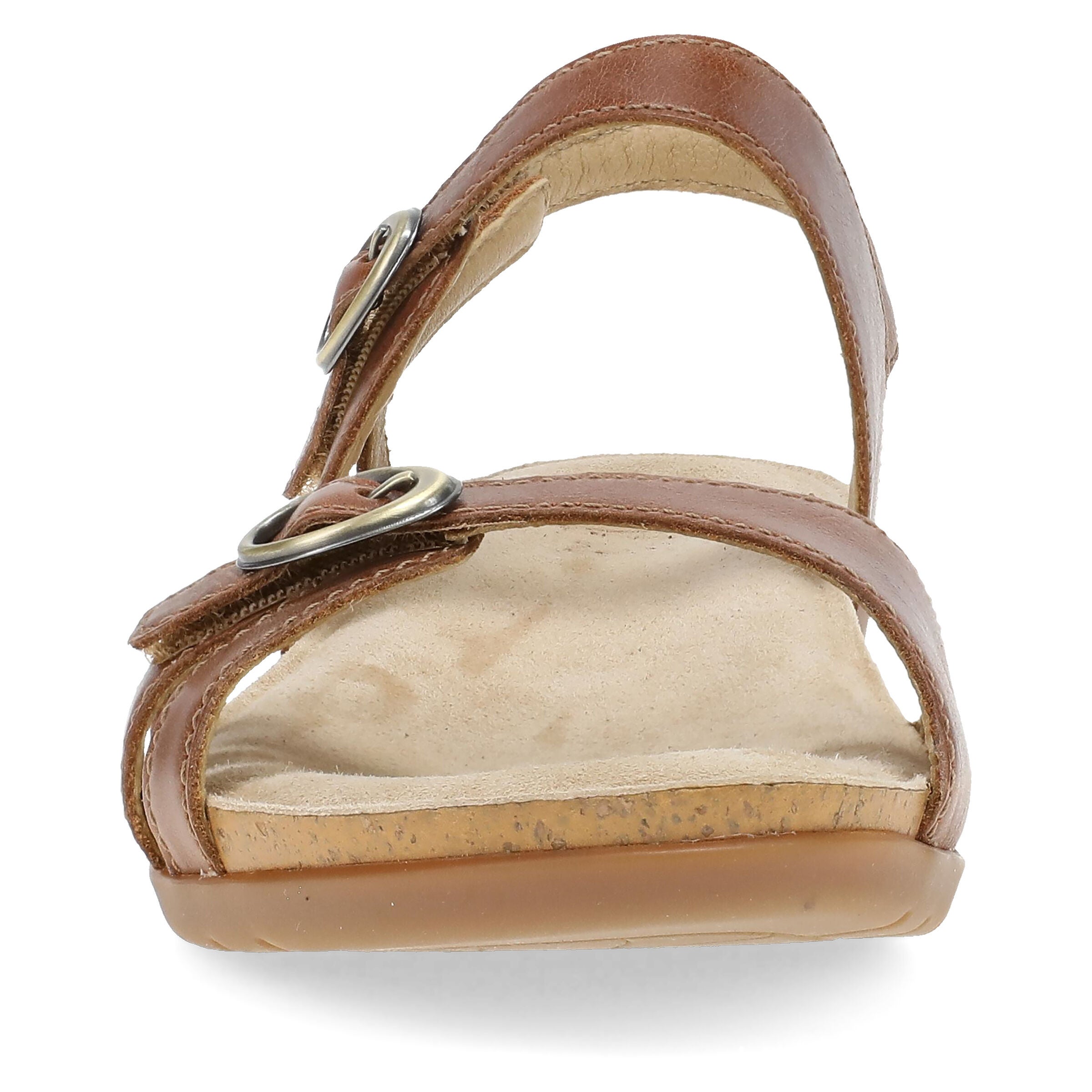 Ruthie Leather Sandal, TOFFEE, alternate image number 2