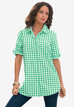 French Check Big Shirt