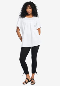 Shirred Ultimate Tee