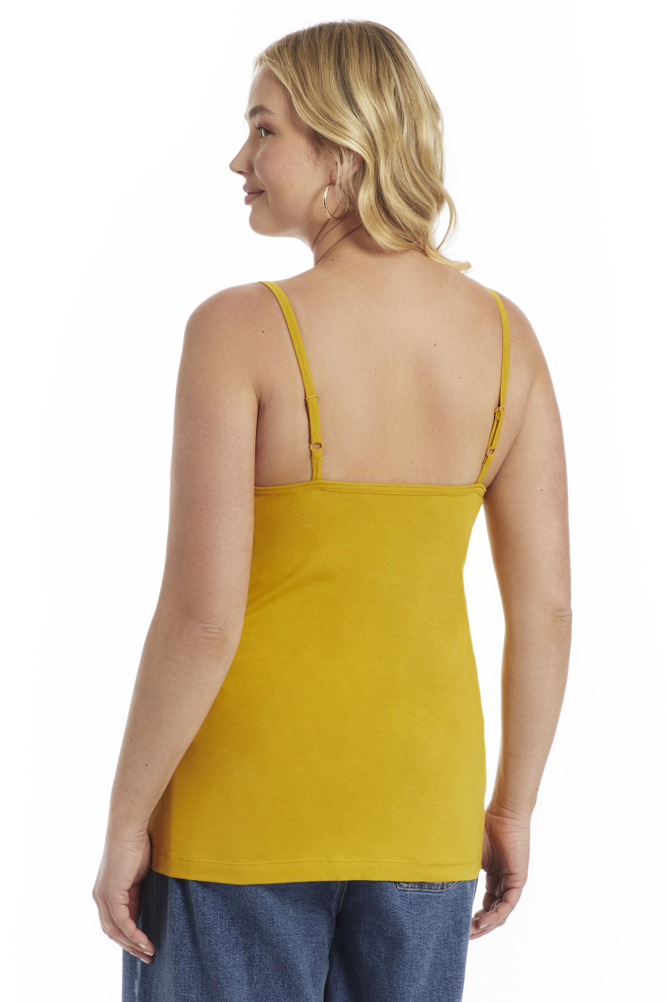 One+Only Shelf-Bra Cami, GOLD FLAKE, alternate image number 2