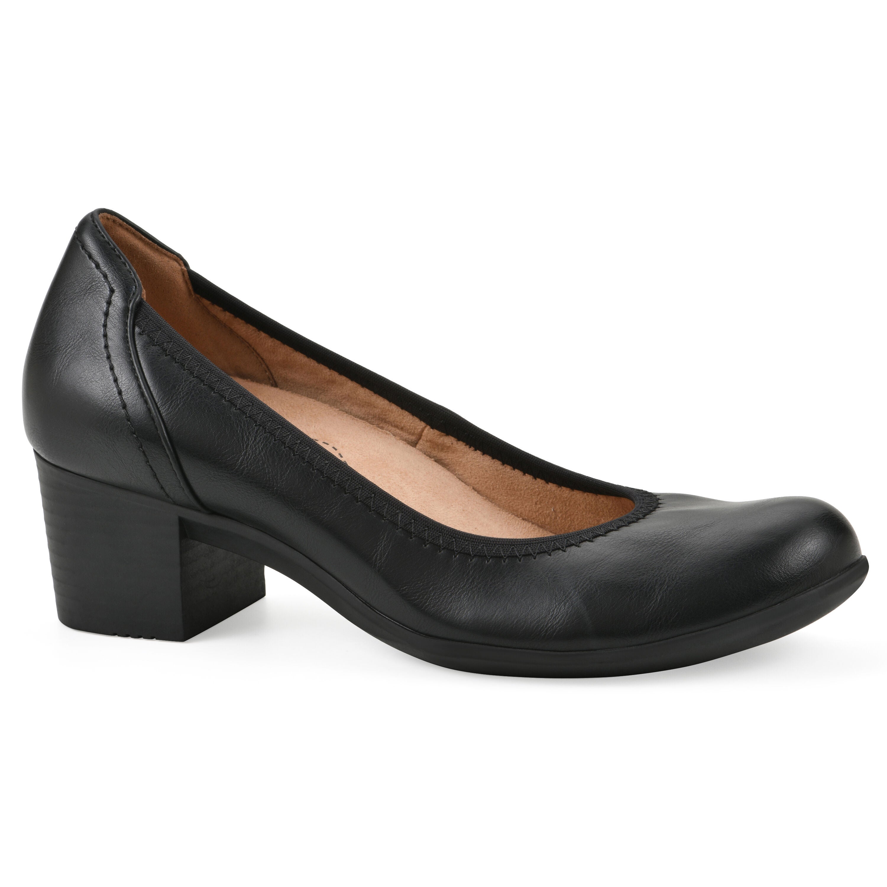 Tripton Block Heel Pump, BLACK, hi-res image number 0