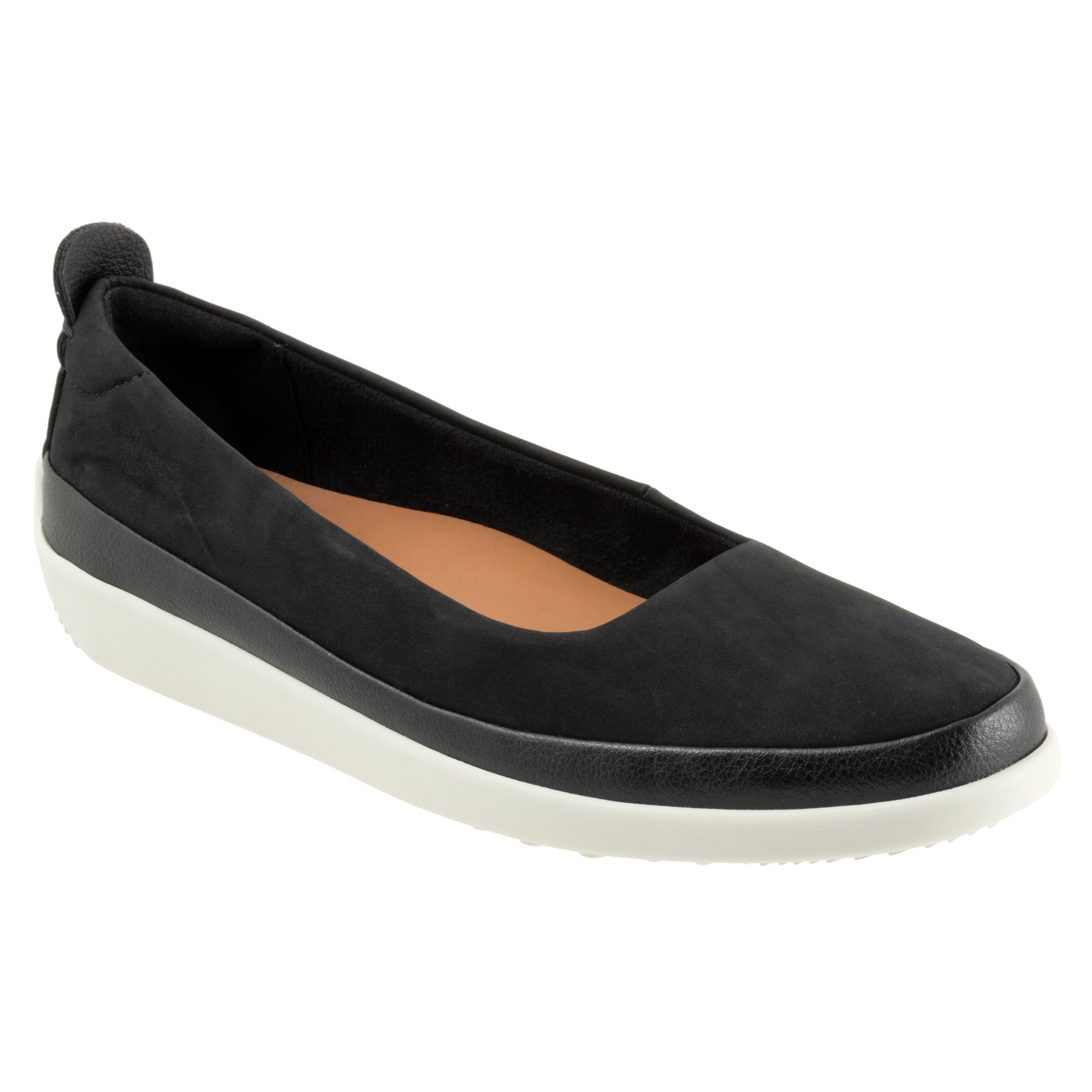 Disa Flat, BLACK NUBUCK, hi-res image number 0