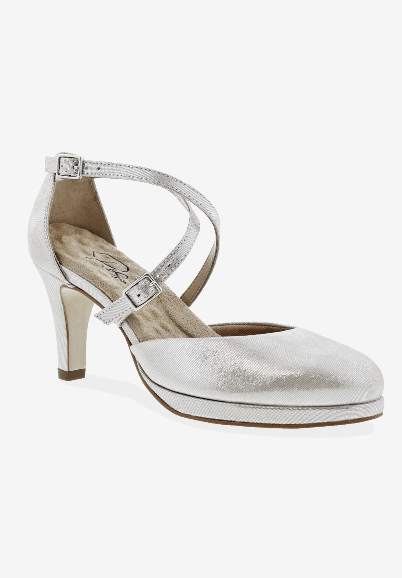 Pammy Pump, SILVER GLITTER LEATHER, hi-res image number 0
