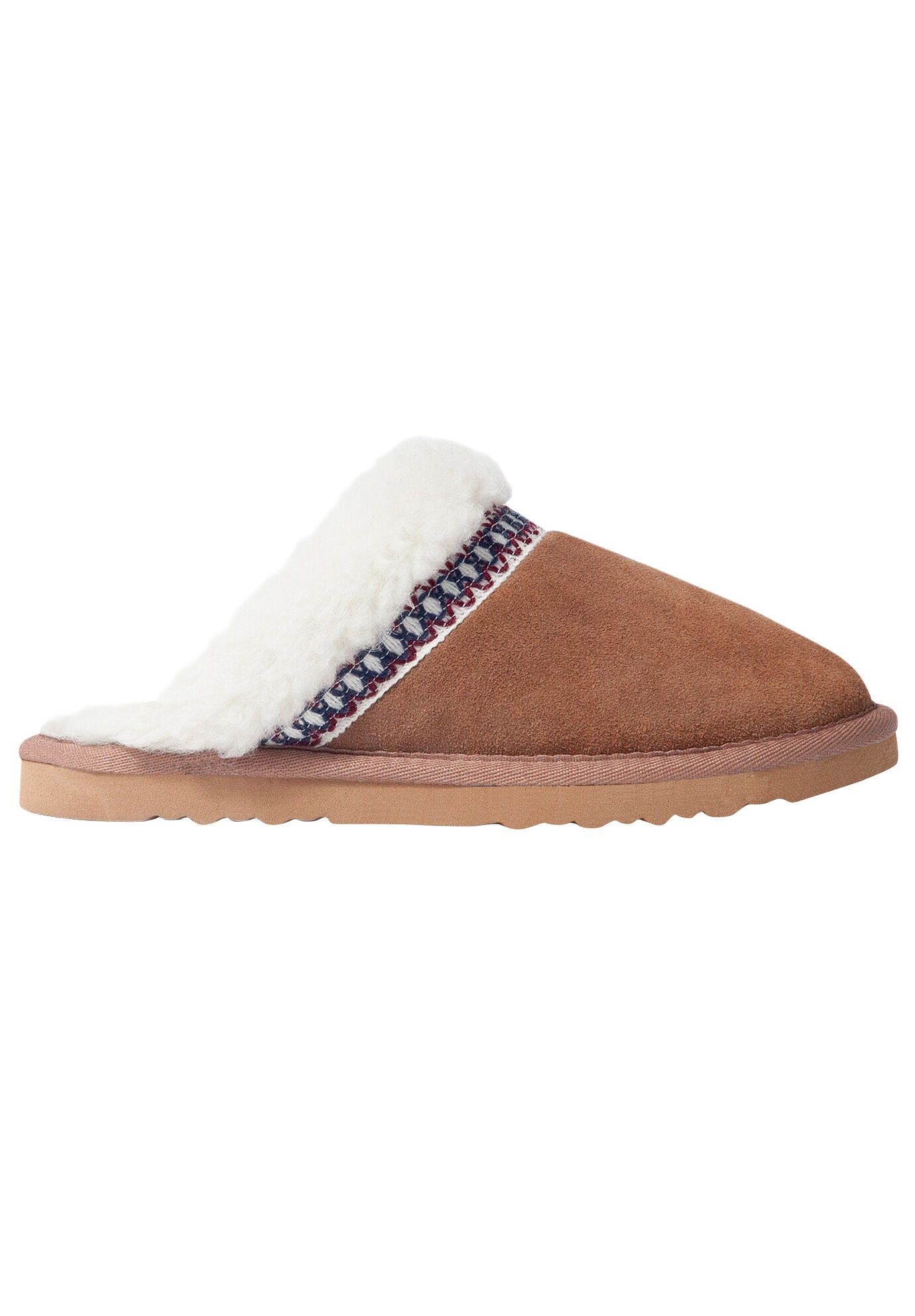 Dawn Suede Scuff Slipper by Muk Luks&reg;, , alternate image number 3