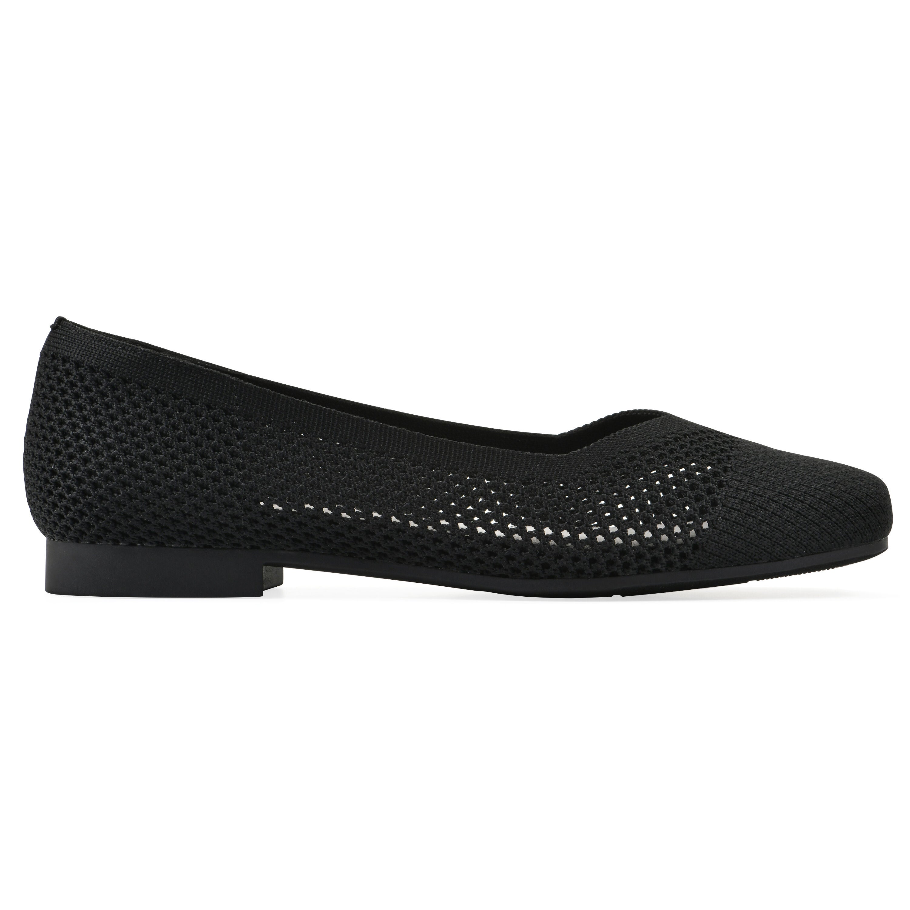 Beslee Fly Knit Ballet Flat, BLACK FABRIC, alternate image number 2