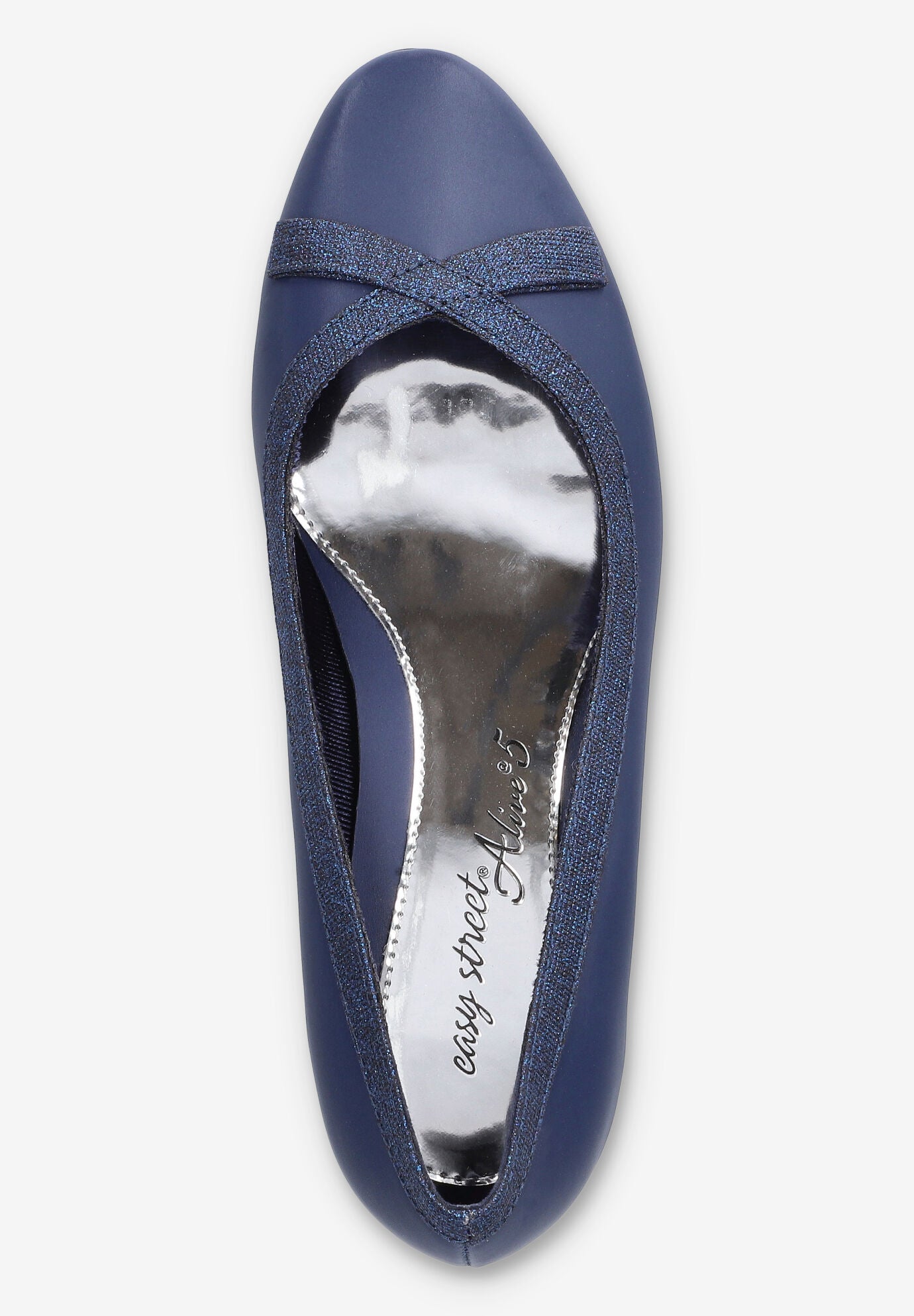 Kata Pump, NAVY SATIN, alternate image number 6