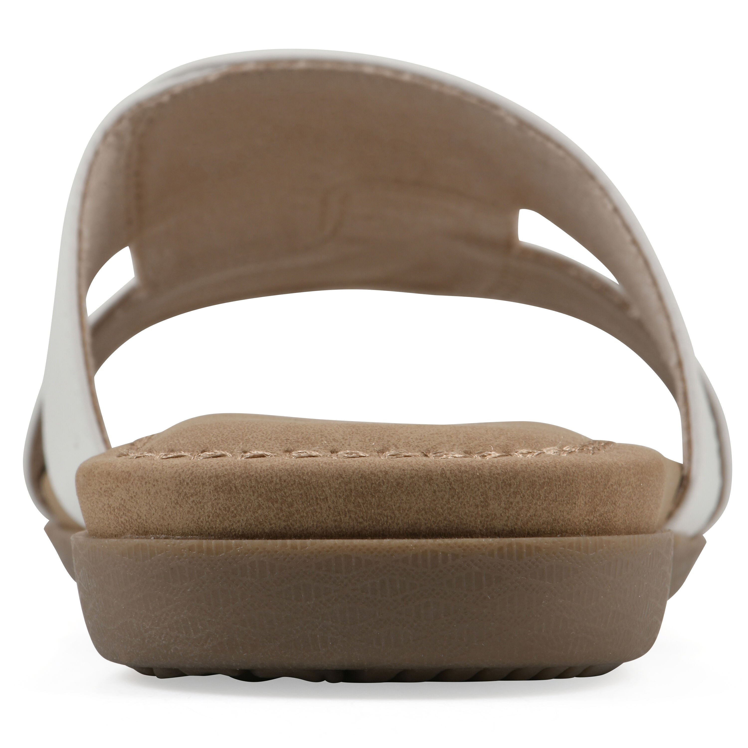 Fraida Slide Sandal, WHITE NUBUCK, on-hover image number 1