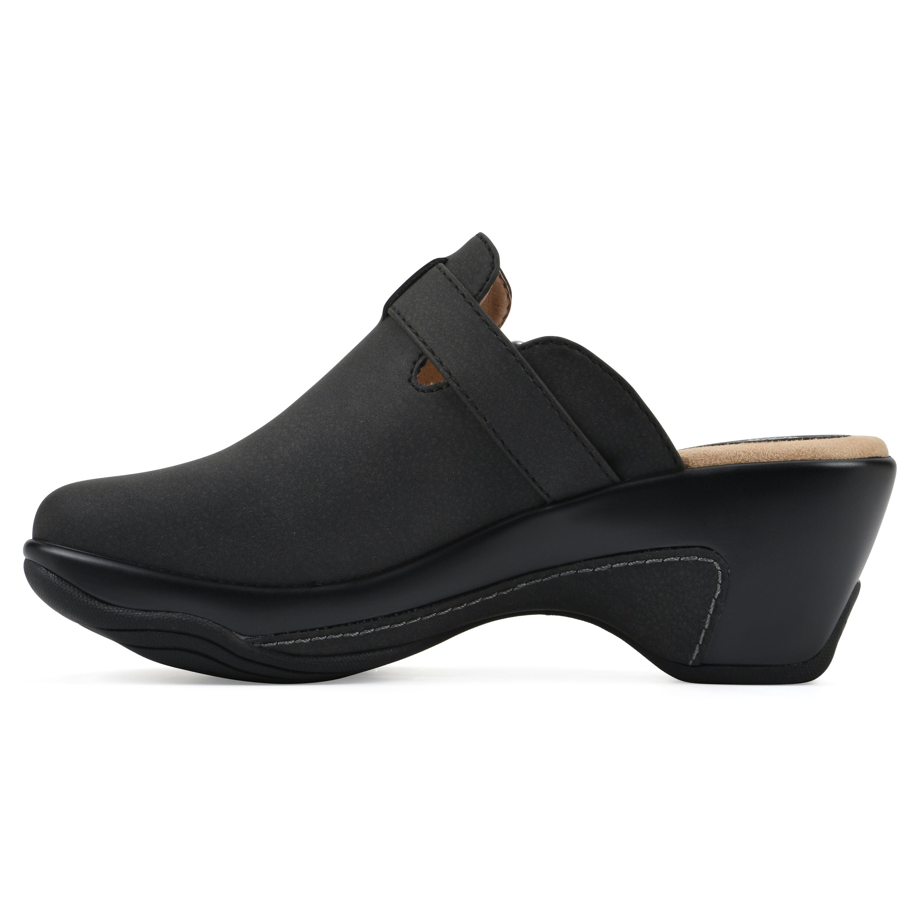 Viewed Slip-On Clog, BLACK, alternate image number 3