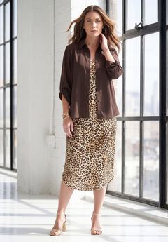 Roll Tab Jacket Dress