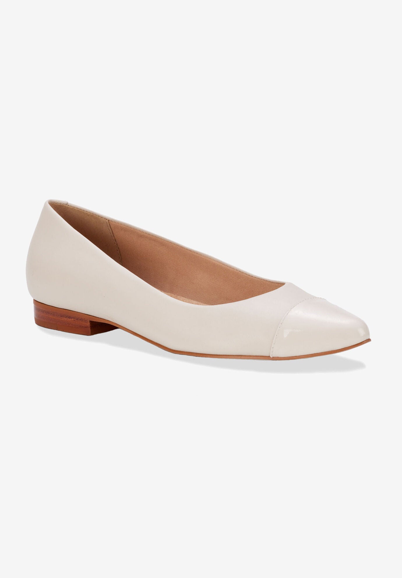 Remi Flat, IVORY LEATHER PATENT, hi-res image number 0
