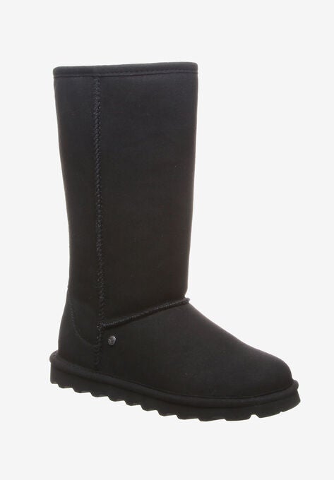 Elle Tall Vegan Bootie , BLACK, hi-res image number null