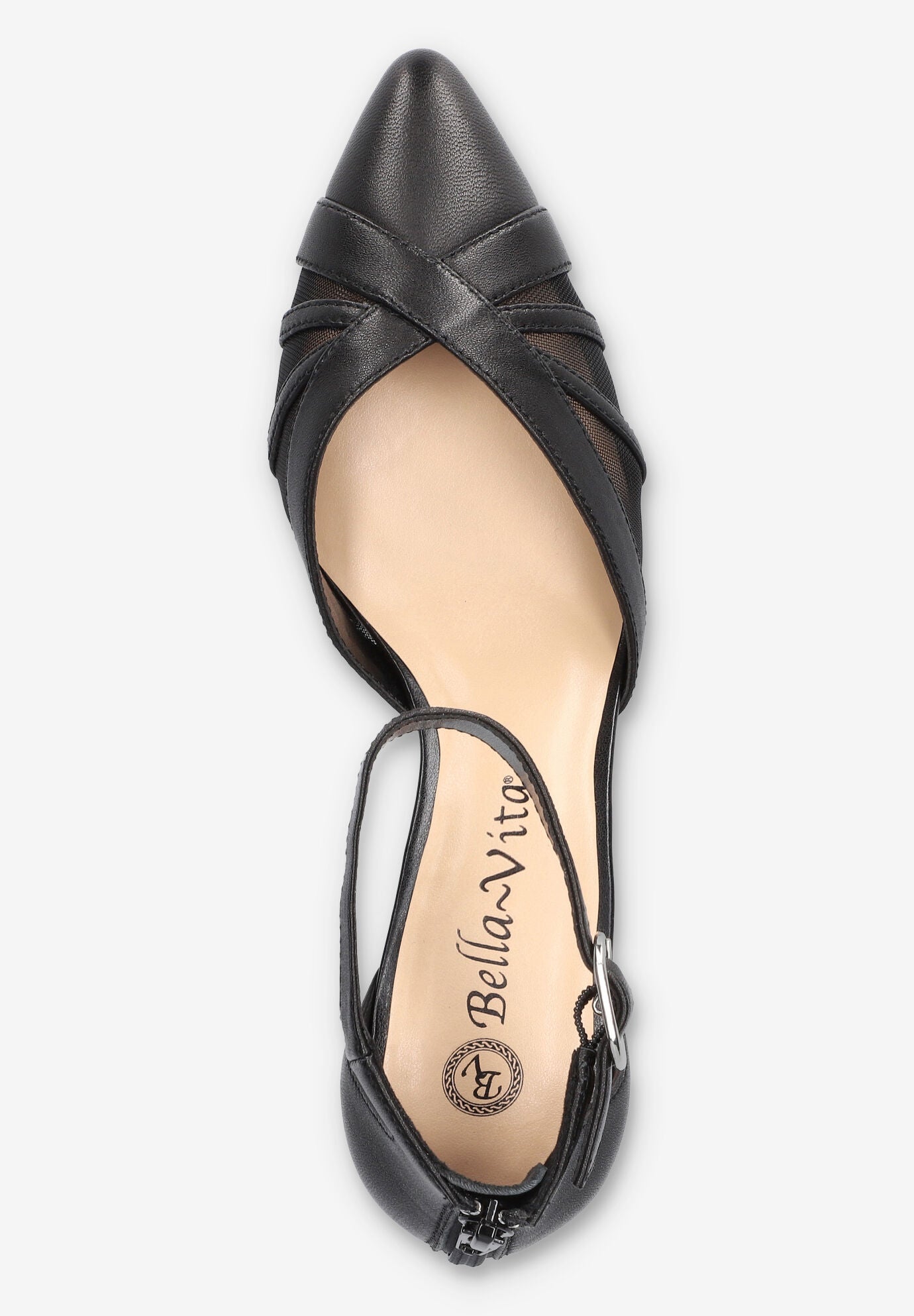 Malani Pump, BLACK LEATHER, alternate image number 6