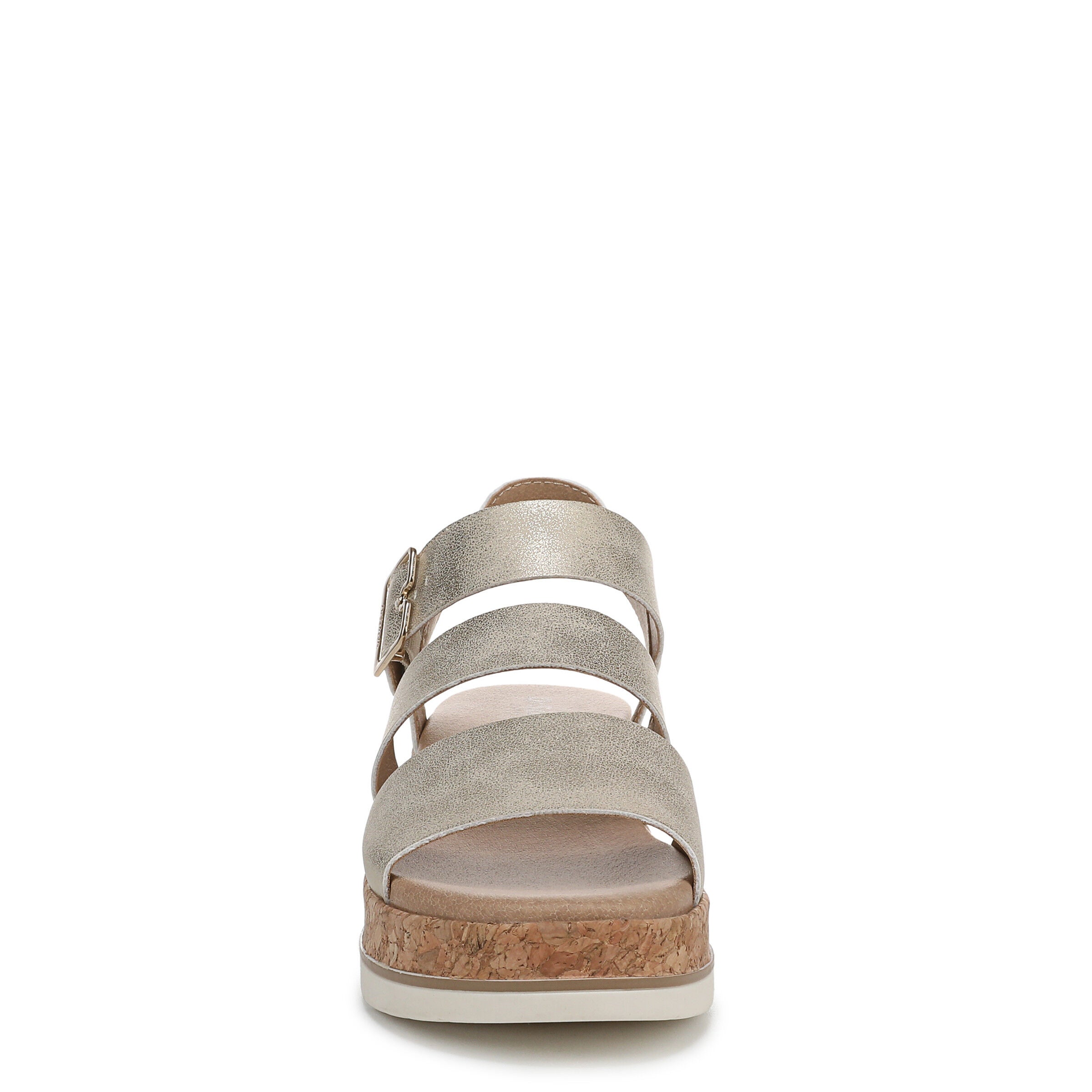 Once Twice Platform Sandal, GOLD, alternate image number 4