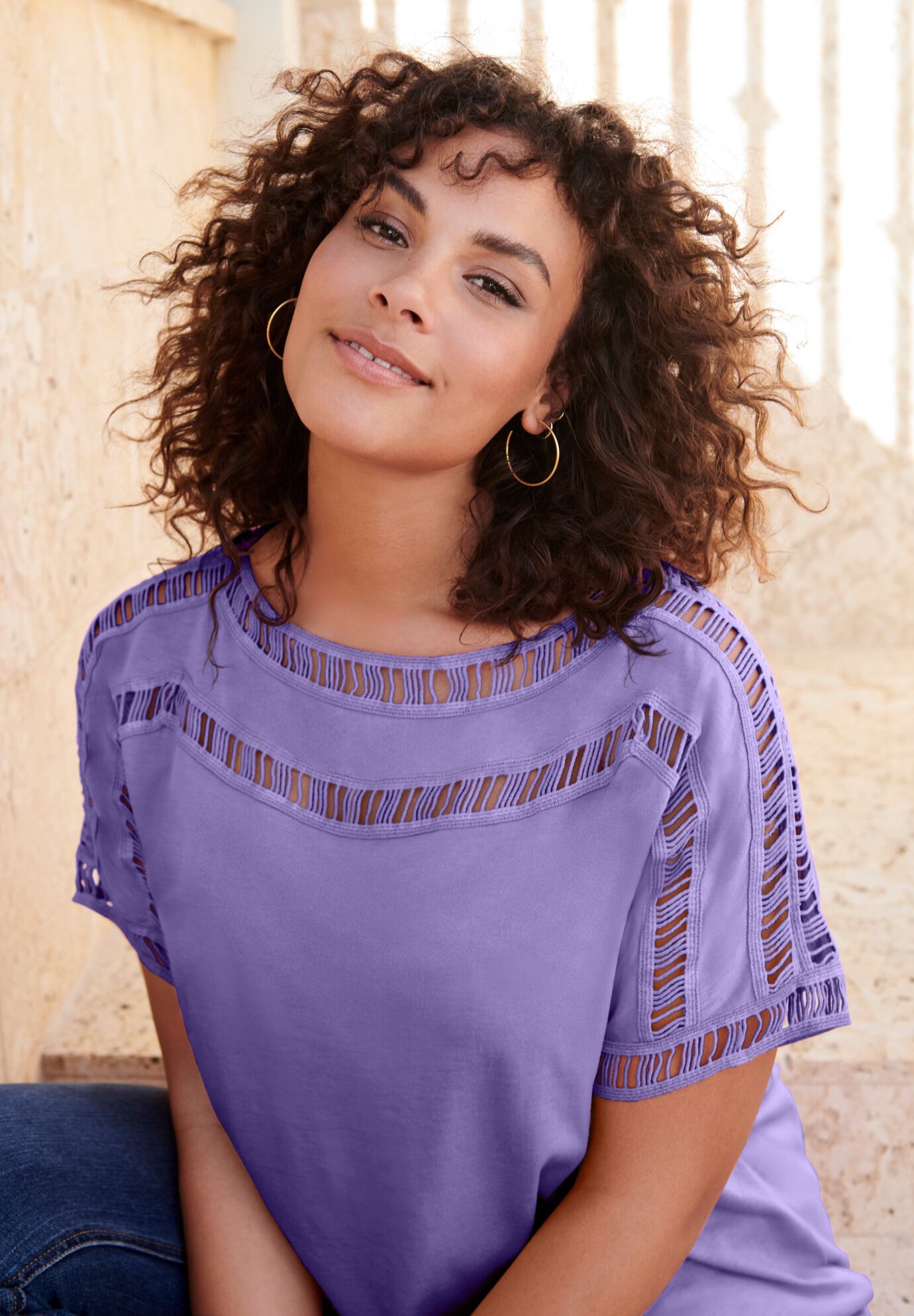 Ladder Stitch Tee, , alternate image number 5