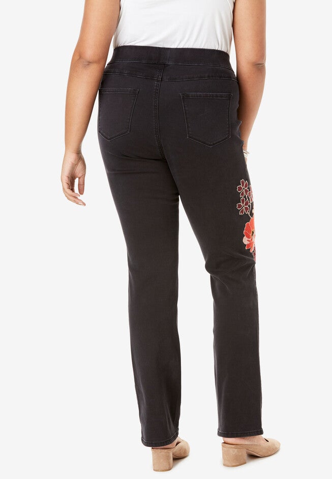 The Bootcut No-Gap Jean by Denim 24/7®, , on-hover image number 1