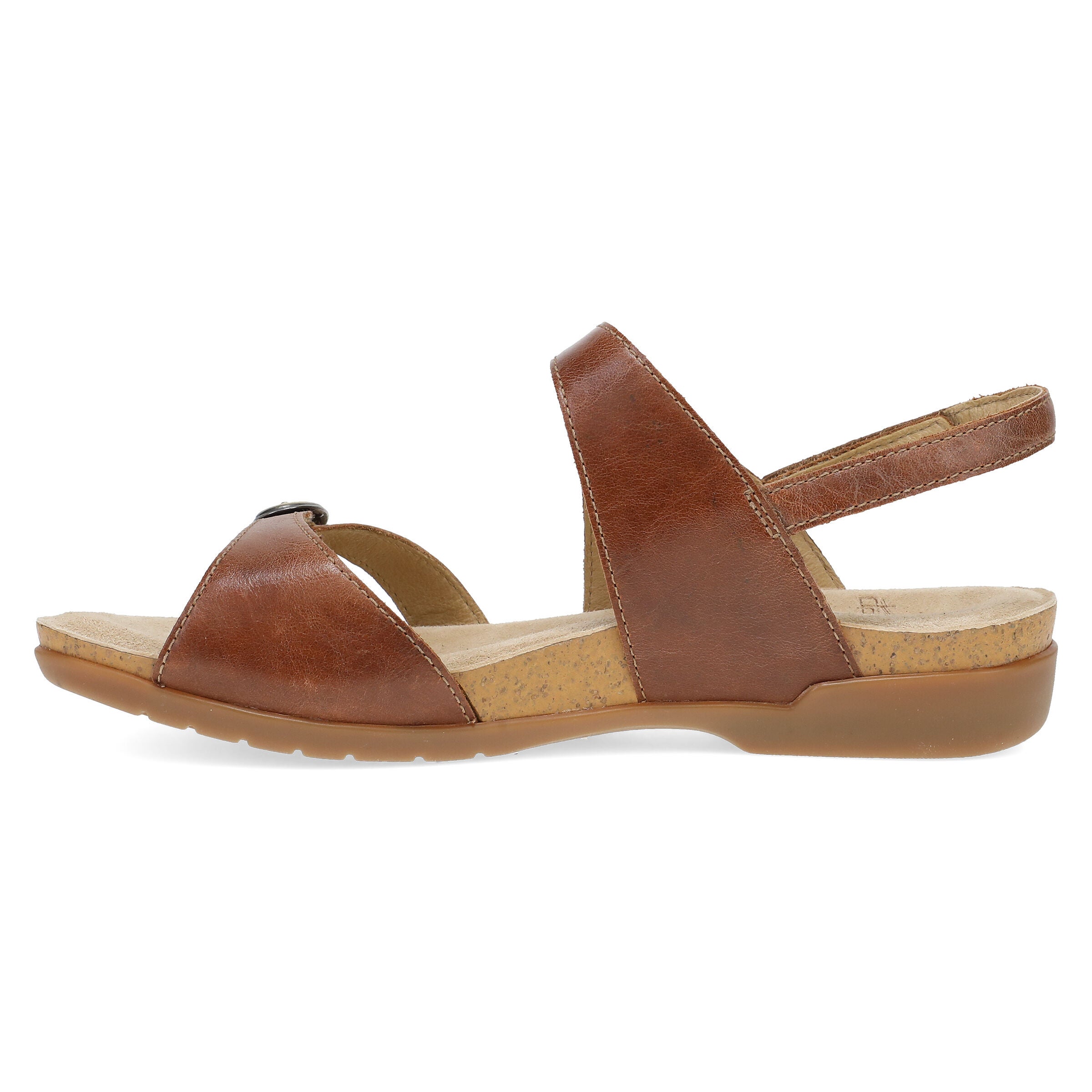 Ruthie Leather Sandal, TOFFEE, alternate image number 6