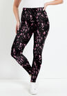 Classic Ankle Legging, BLACK PINK ABSTRACT, hi-res image number null