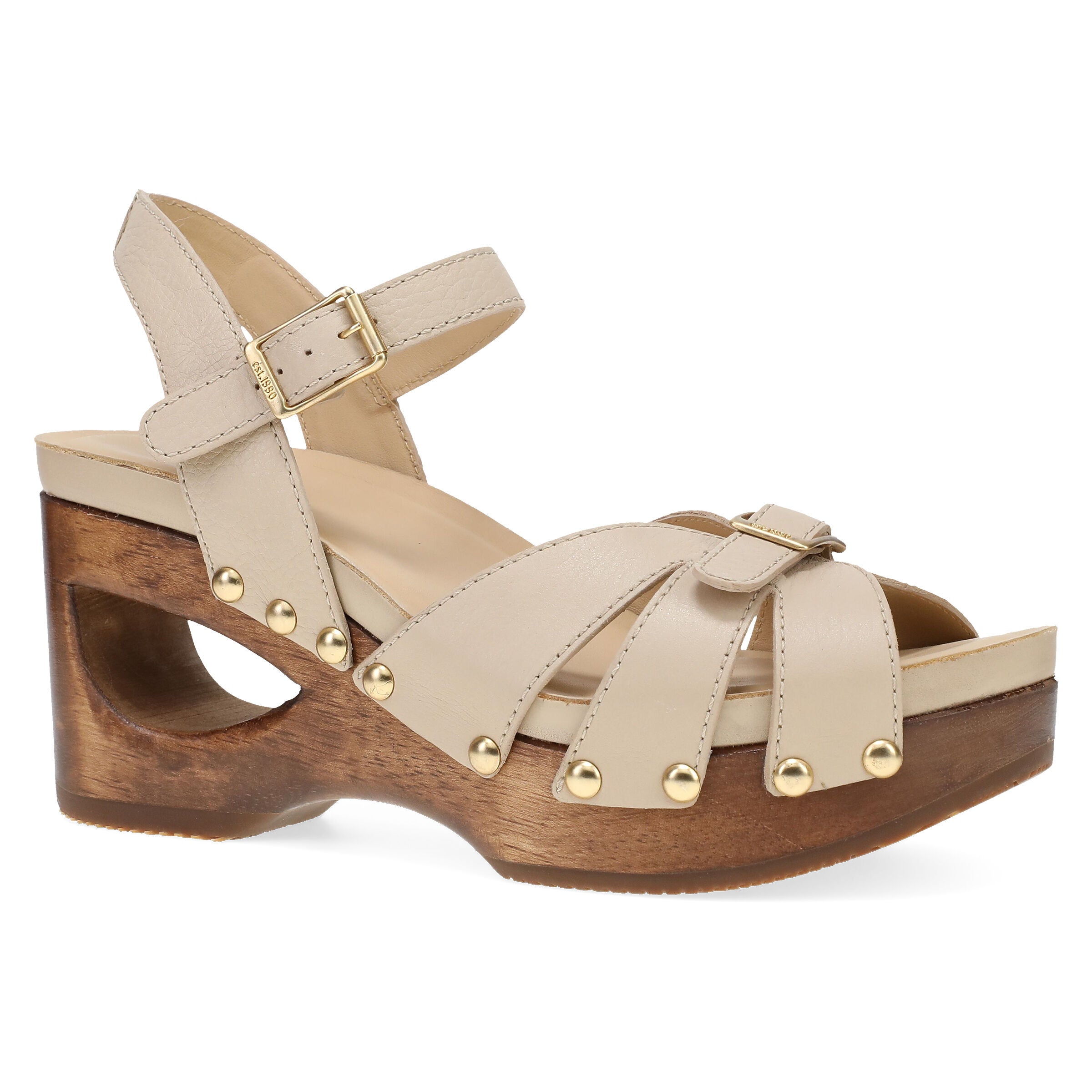 Alanna Vanilla Clog, VANILLA, hi-res image number 0