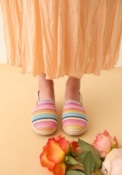 Wide Width Braided Sandals
