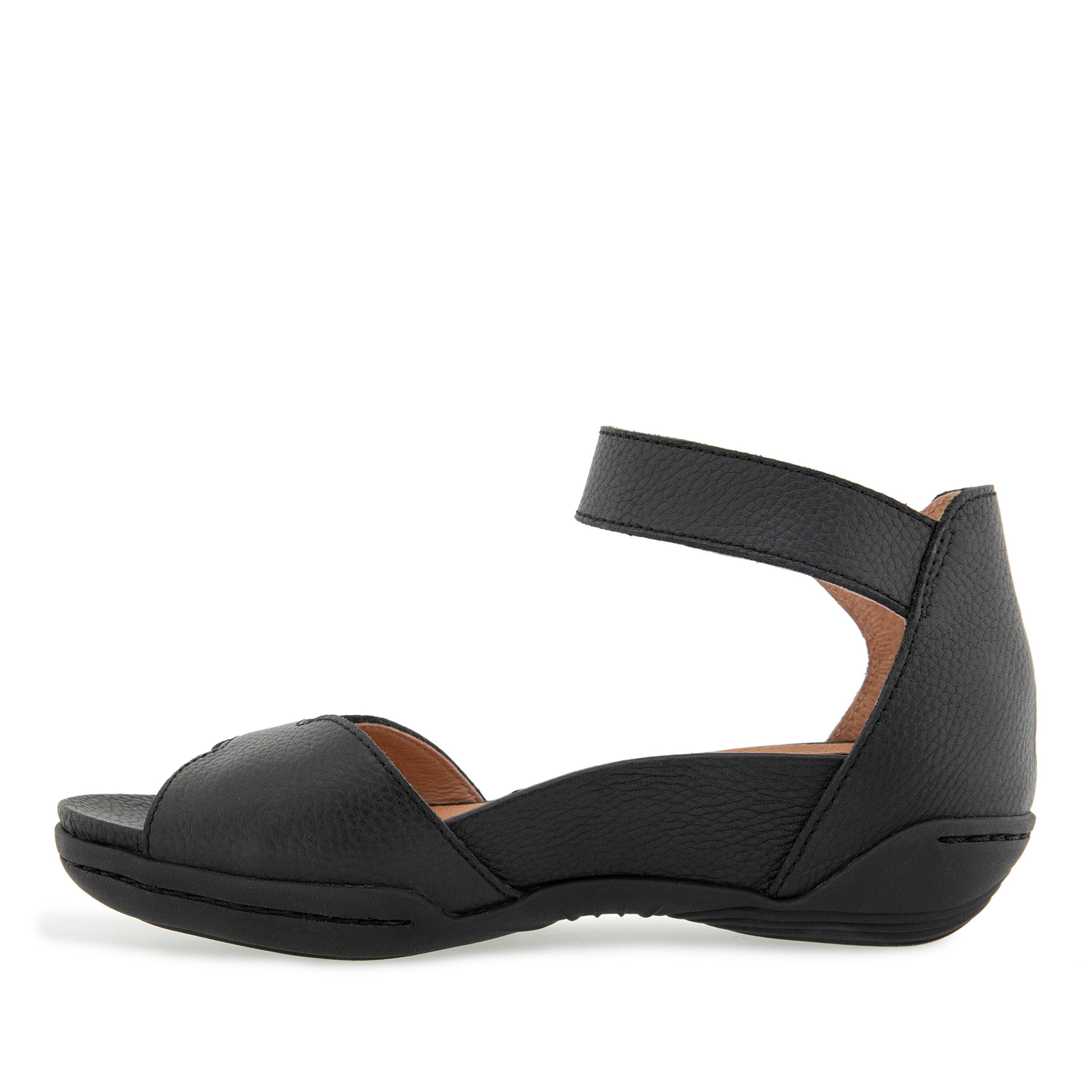 Missy Casual Flat Sandal, BLACK, alternate image number 3