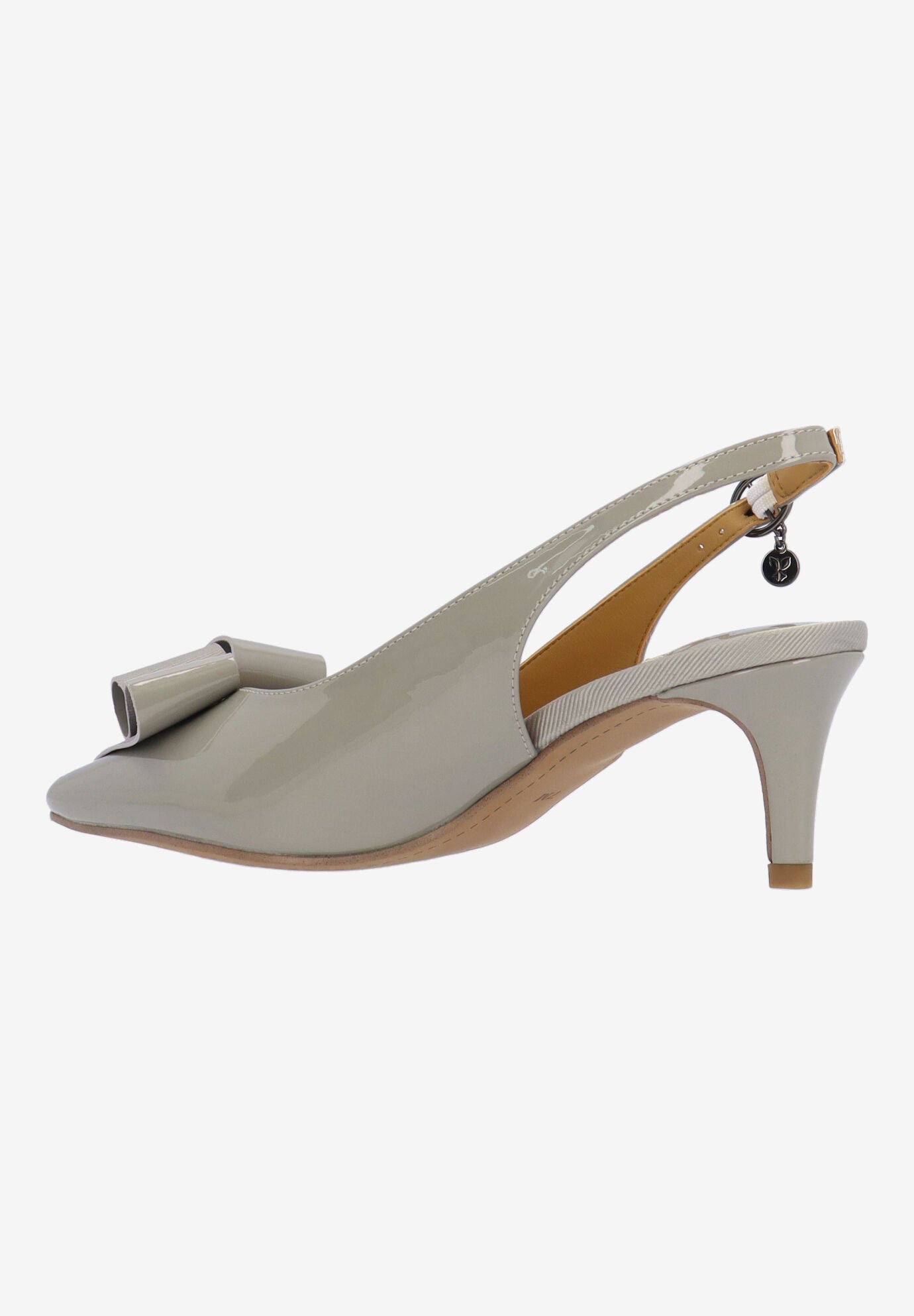 Delara Sling Back Pump, DARK GREY, alternate image number 5