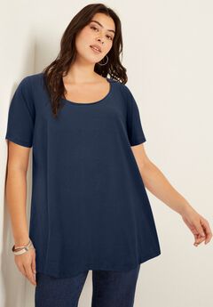 Short-Sleeve Swing One + Only Tunic