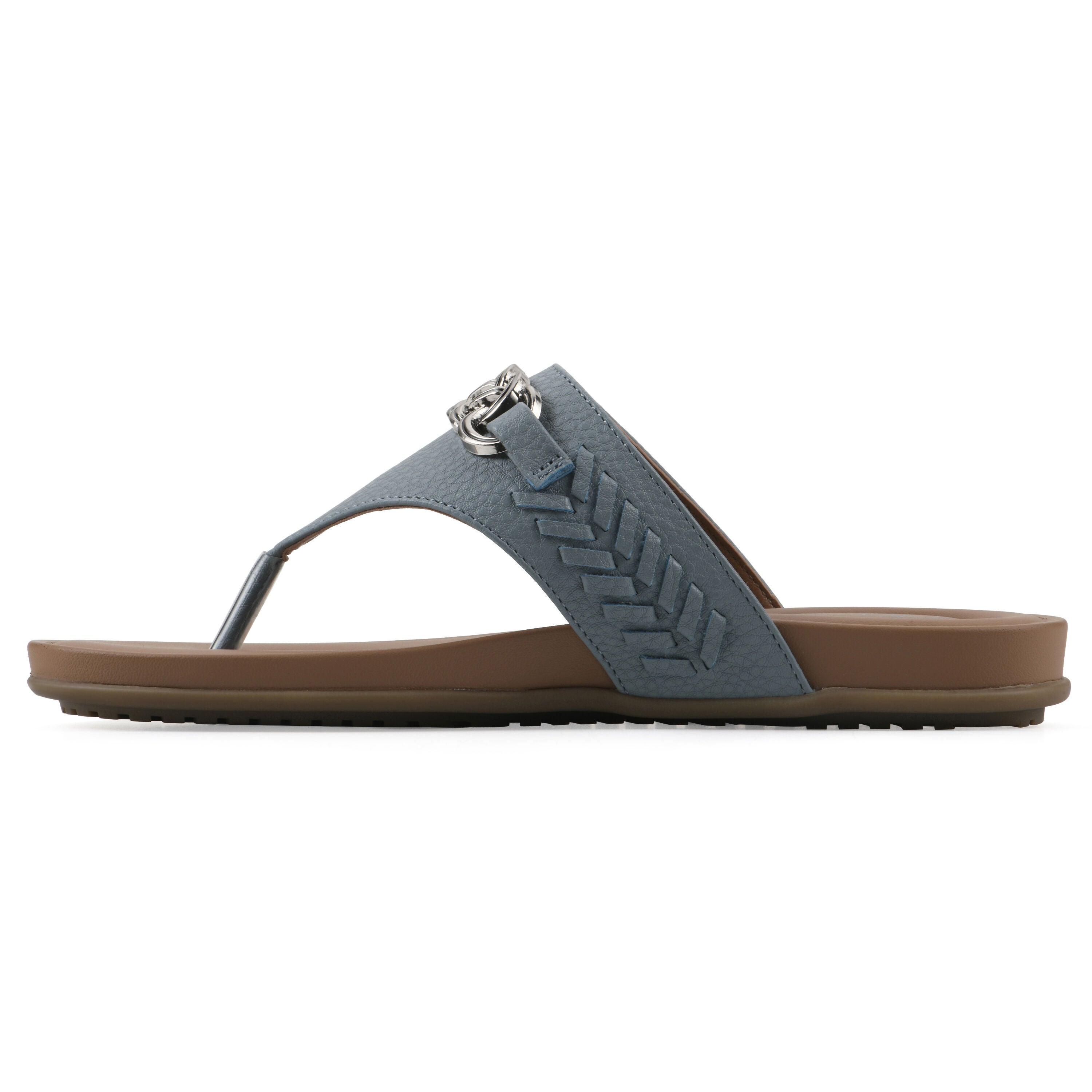 Aladdin Thong Sandal, BLUE RASPBERRY, alternate image number 3
