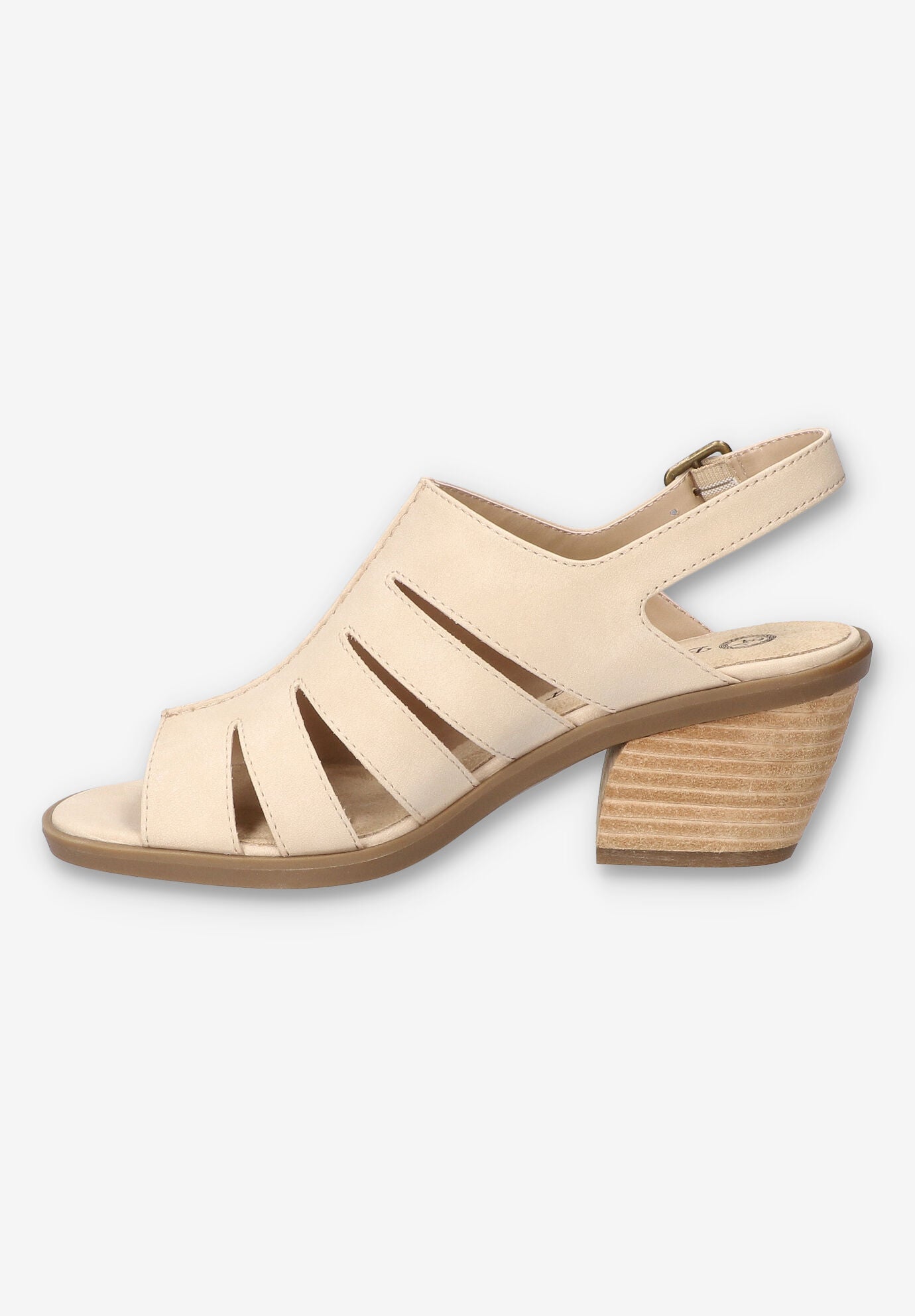 Rhodes Heeled Sandal, BONE, alternate image number 4