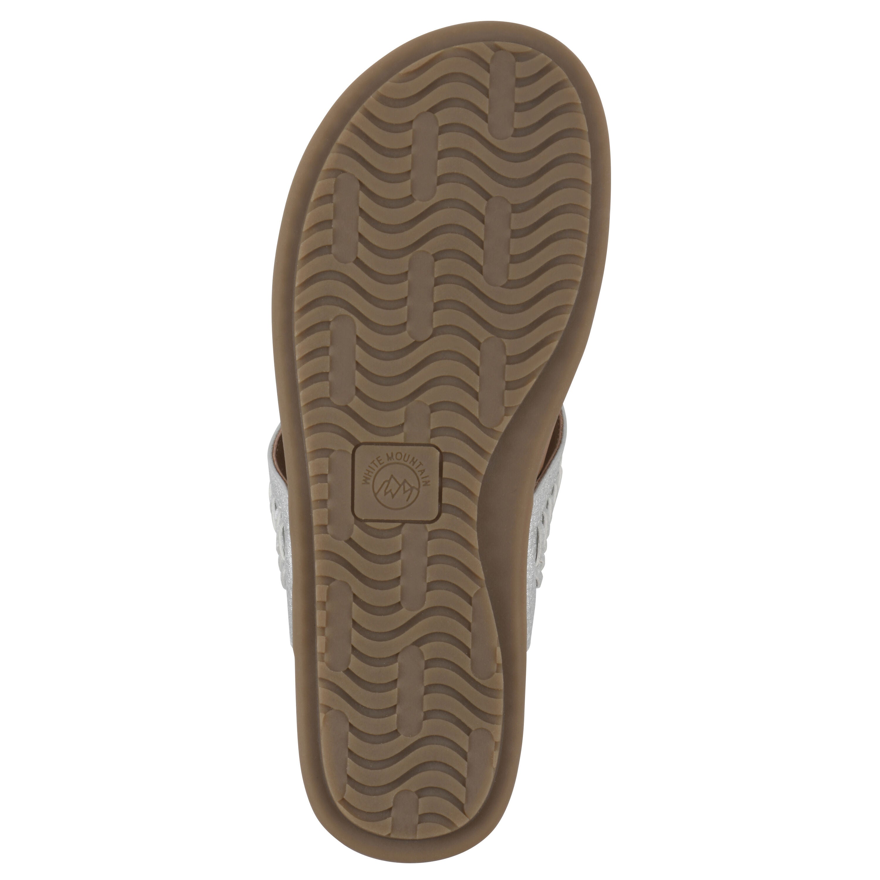 Aladdin Thong Sandal, SILVER SMOOTH, alternate image number 5