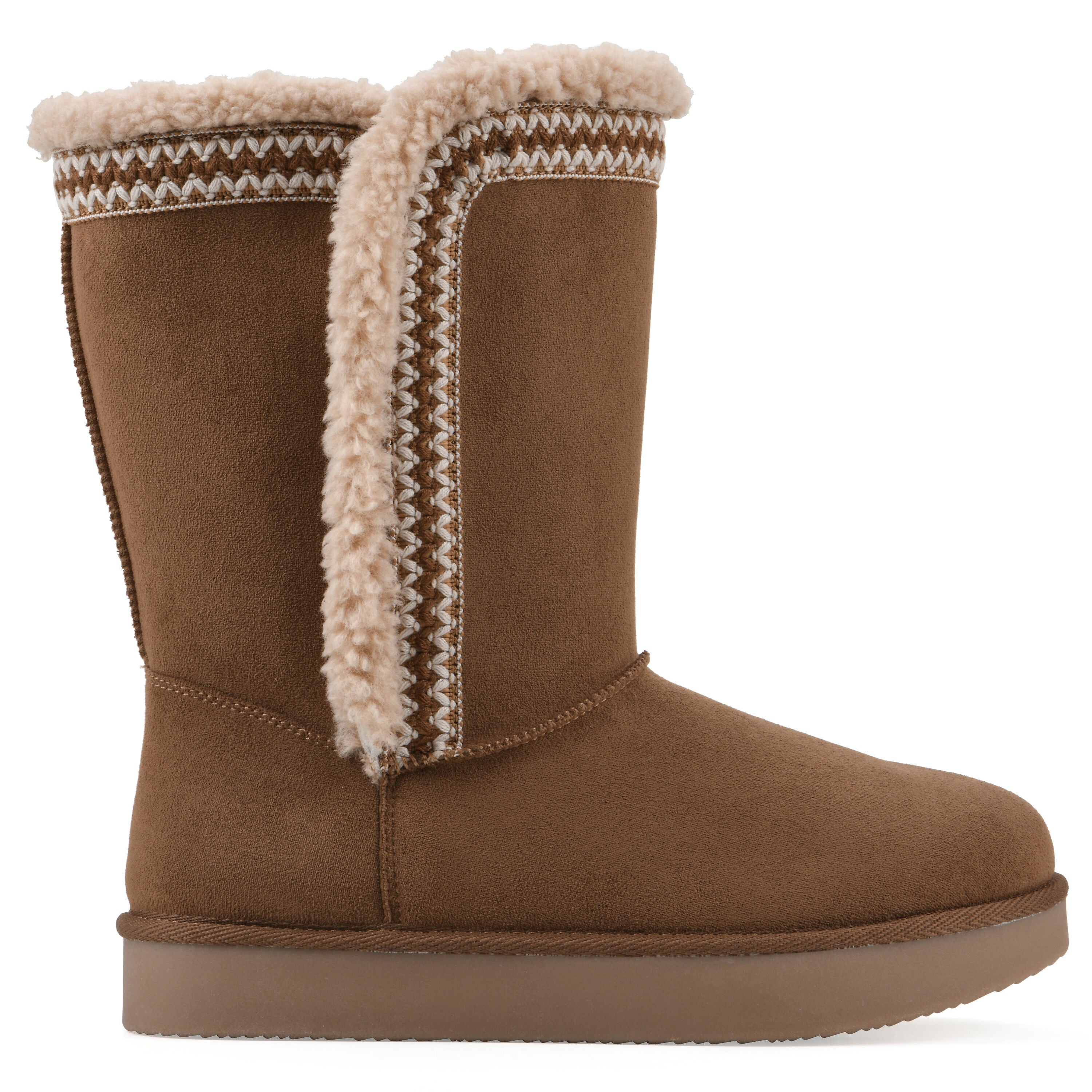 Blanca Faux Fur-Lined Boot, LIGHT CHESTNUT, alternate image number 2