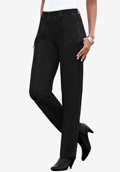 Plus Size Easy-Wear Straight Leg Jean
