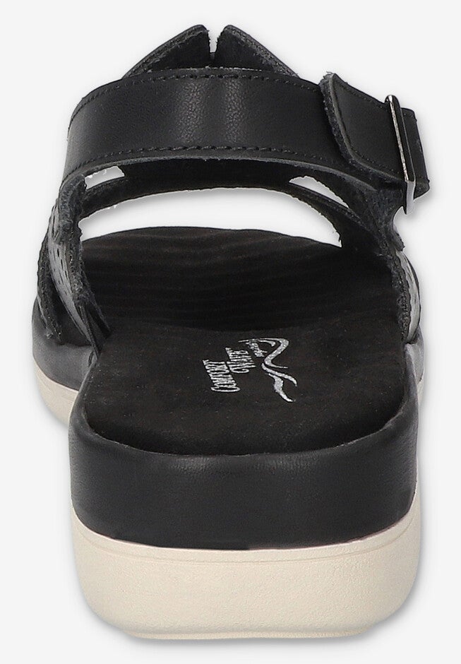 Primrose Comfort Platform Sandal, BLACK, alternate image number 3