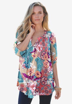Tara Pleated Big Shirt