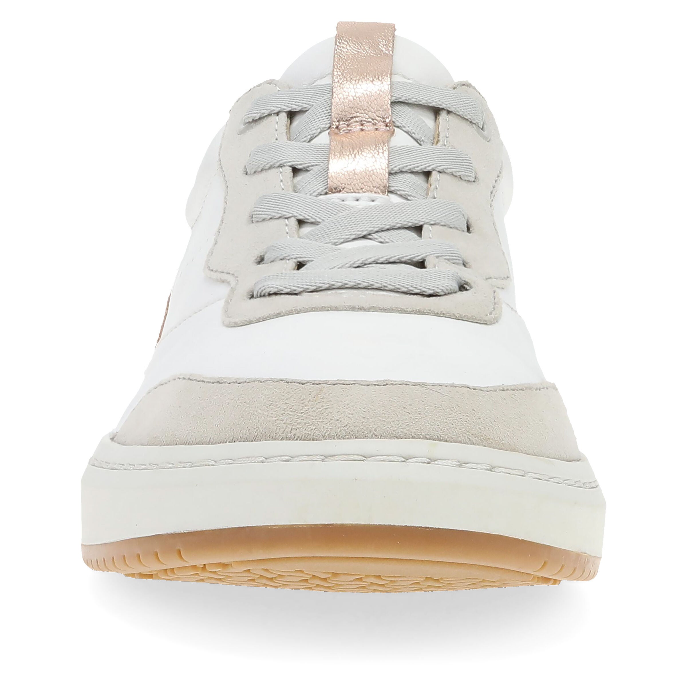 Josey Laceup Sneaker, WHITE ROSE GOLD, alternate image number 2