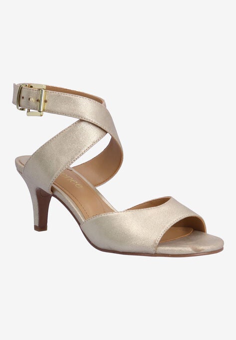 Soncino Sandals by J. Renee®, GOLD, hi-res image number null