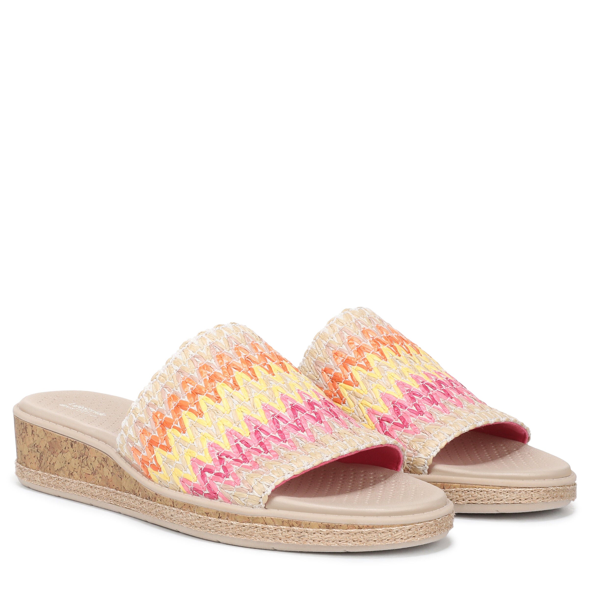 Breezy Wedge Sandal, PINK MULTI, alternate image number 2