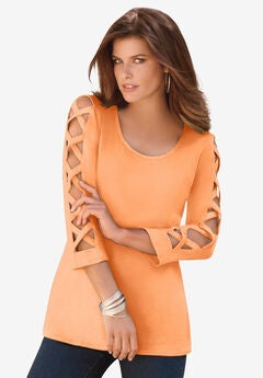 Lattice Sleeve Ultimate Tee